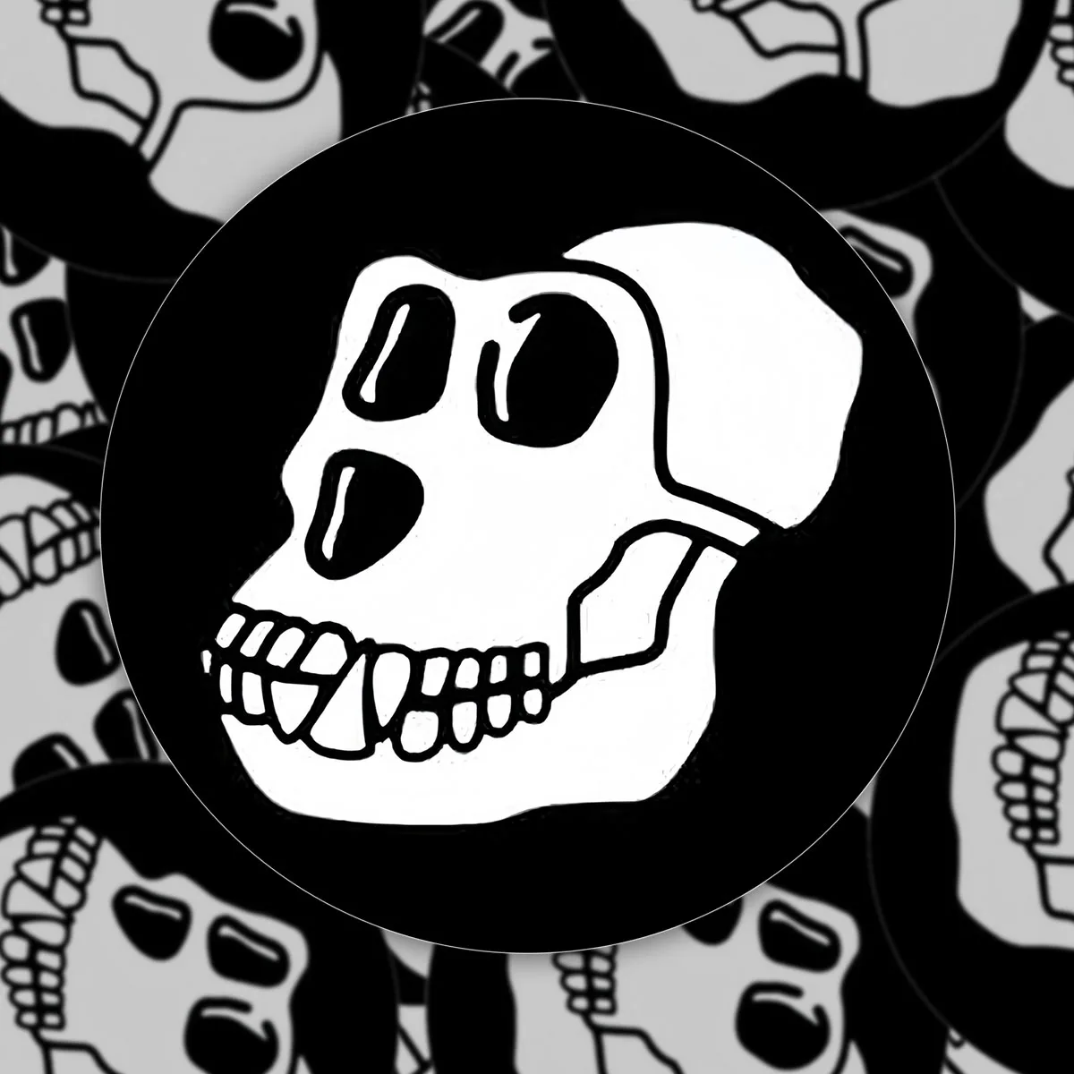 15pcs Gothic Stickers, skull Vinyl Sticker Pack, Waterproof Skeleton Stickers for Laptops, Water Bottles, Phone Case