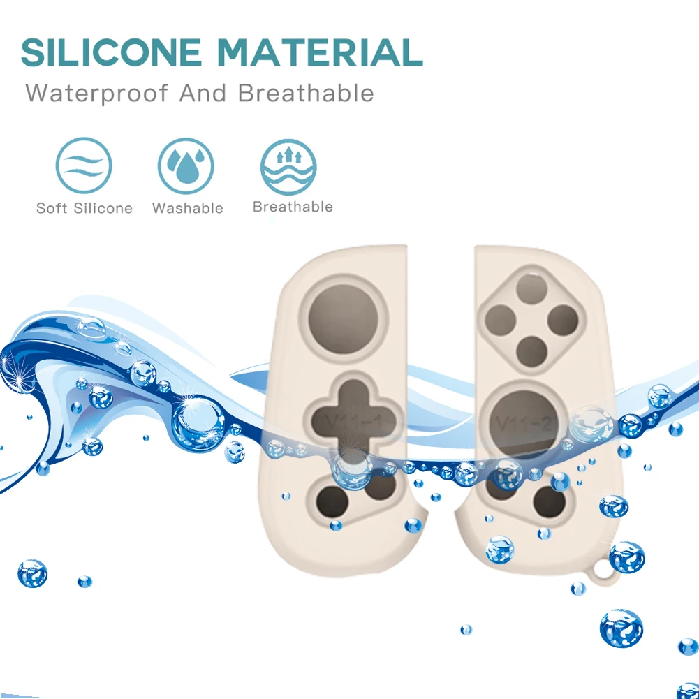 Silicone Grip Case Cover with Lanyard Hand Grip Cover Anti-Scratch Handle Cover for Backbone One Mobile Gaming Controller Handle