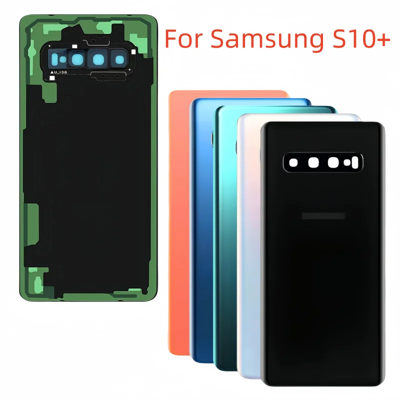 Крышка батарейного отсека для Samsung Galaxy 10 + SM-G975F SM-G975W SM-G975U1 SM-G9750 SM-G975N SC-05L Замена крышки батарейного отсека задней части корпуса Крышка батарейного отсека для Samsung Galaxy 10 + SM-G975F SM-G975W SM-G975U1 SM-G9750 SM-G975N SC-05L Замена крышки батарейного отсека задней части корпуса