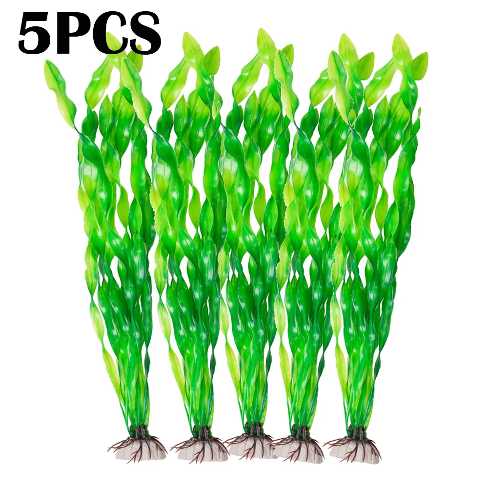 NONE Artificial Aquarium Plant Plastic 5