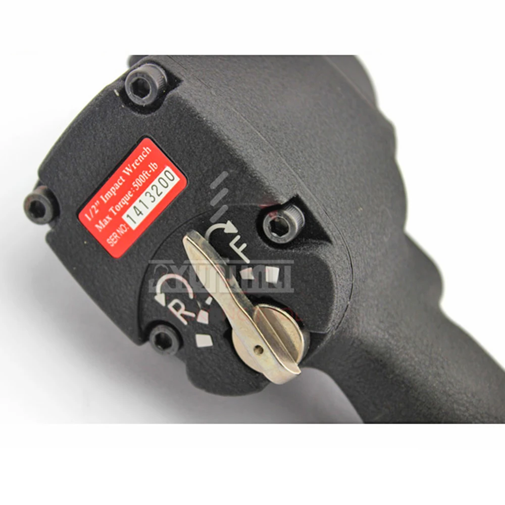 Llave de impacto neumática 1/2 cabeza cuadrada 12,5mm llave de viento de doble martillo herramientas neumáticas m14 máquina de cañón de viento de 3 engranajes