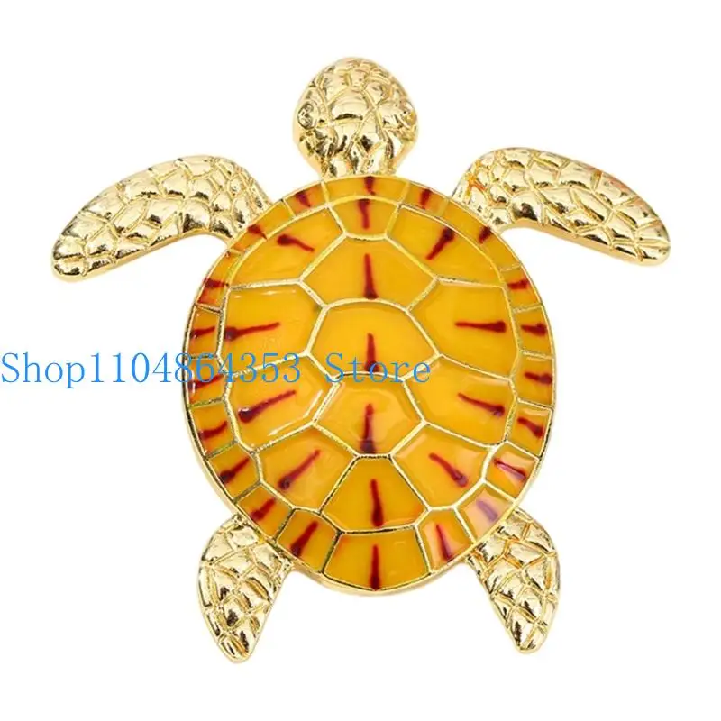 652F Tortoes Tortoise Safe Tortoes Pin Supervatected Sevenced Seleved Jewelry Brooch for Gift Giving Givers
