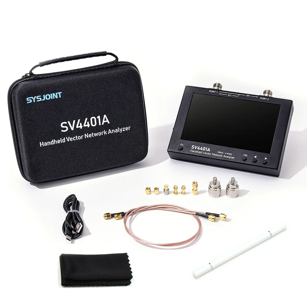 7 inch large screen vector network analyzer SV4401A 50KHz-4.4GHz 100db dynamic NanoVNA