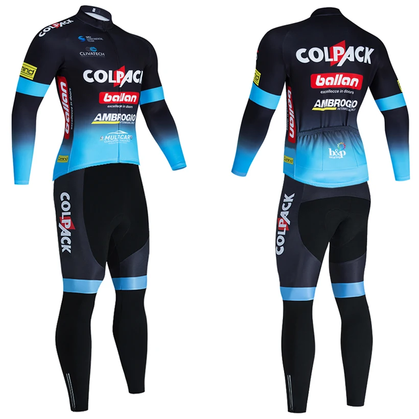 Winter 2023Cycling Jersey 20D Shorts Suit for Men Team Thermal Fleece MTB Maillot Bike Clothing Pro Bicycle Jacket,