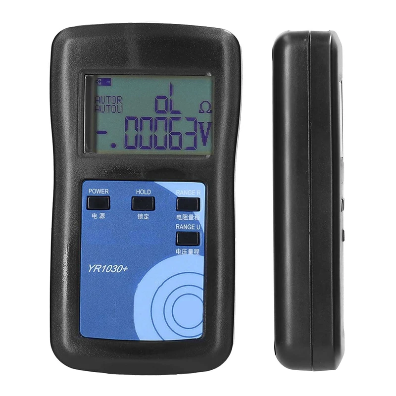 YR1030+ Instrumento de prueba de resistencia interna de batería de litio de alta precisión Probador de resistencia de batería de 4 cables verdadero Durable B