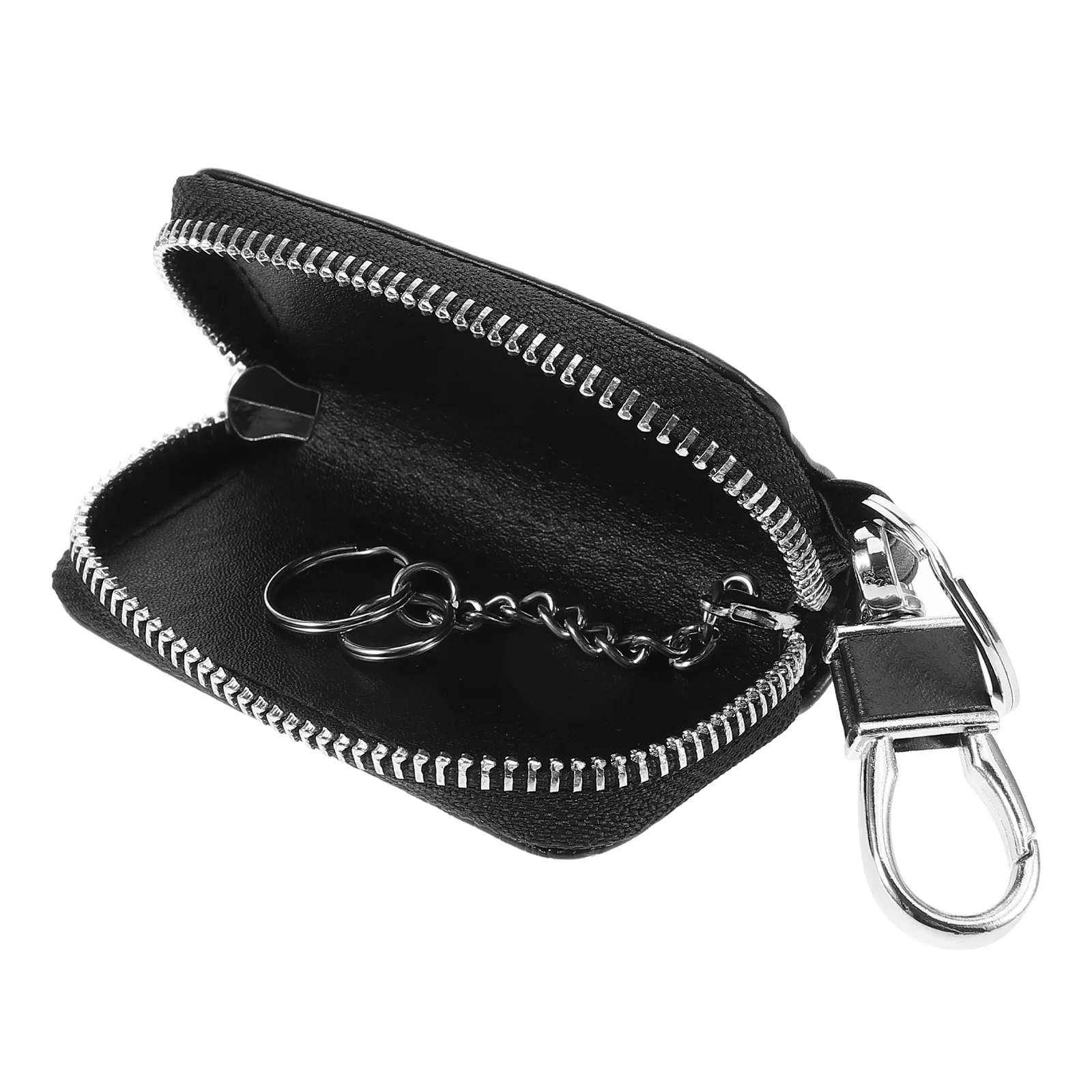 

Universal Crocodile Pattern Key Bag for Car Keys Protective Zipper Closure Key Holder Pouch Lightweight Portable Design