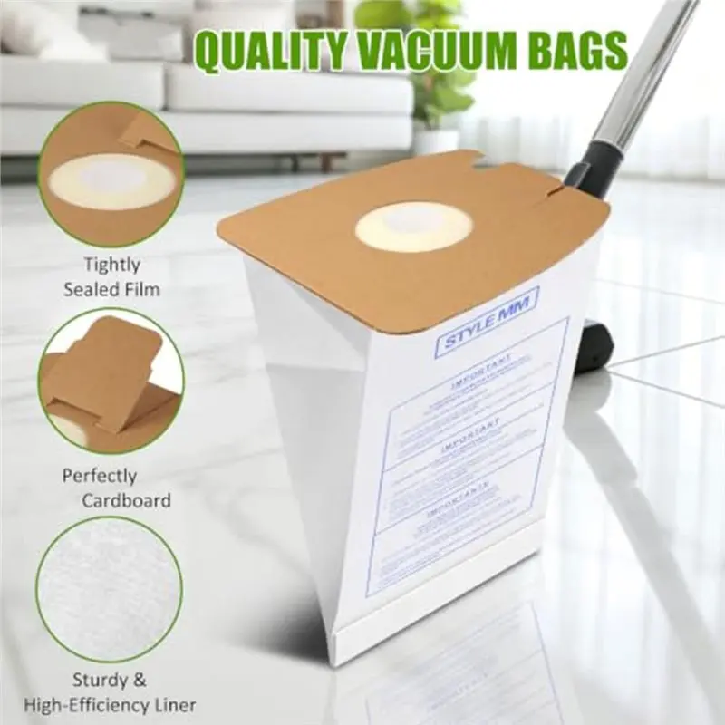 Efficient-For Eureka Mighty Mite 3670 3680 Series Compatible Multi-Layer Style Mm Vacuum Bags- Also Fits For Sanitaire S3680 SC3