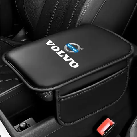 Car Armrest Box Pad Center Console Arm Rest Storage Pocket For Volvo XC90 V90 V60 XC60 V40 S80 S60 S90 C40 XC40 V70 XC70 C30 C70