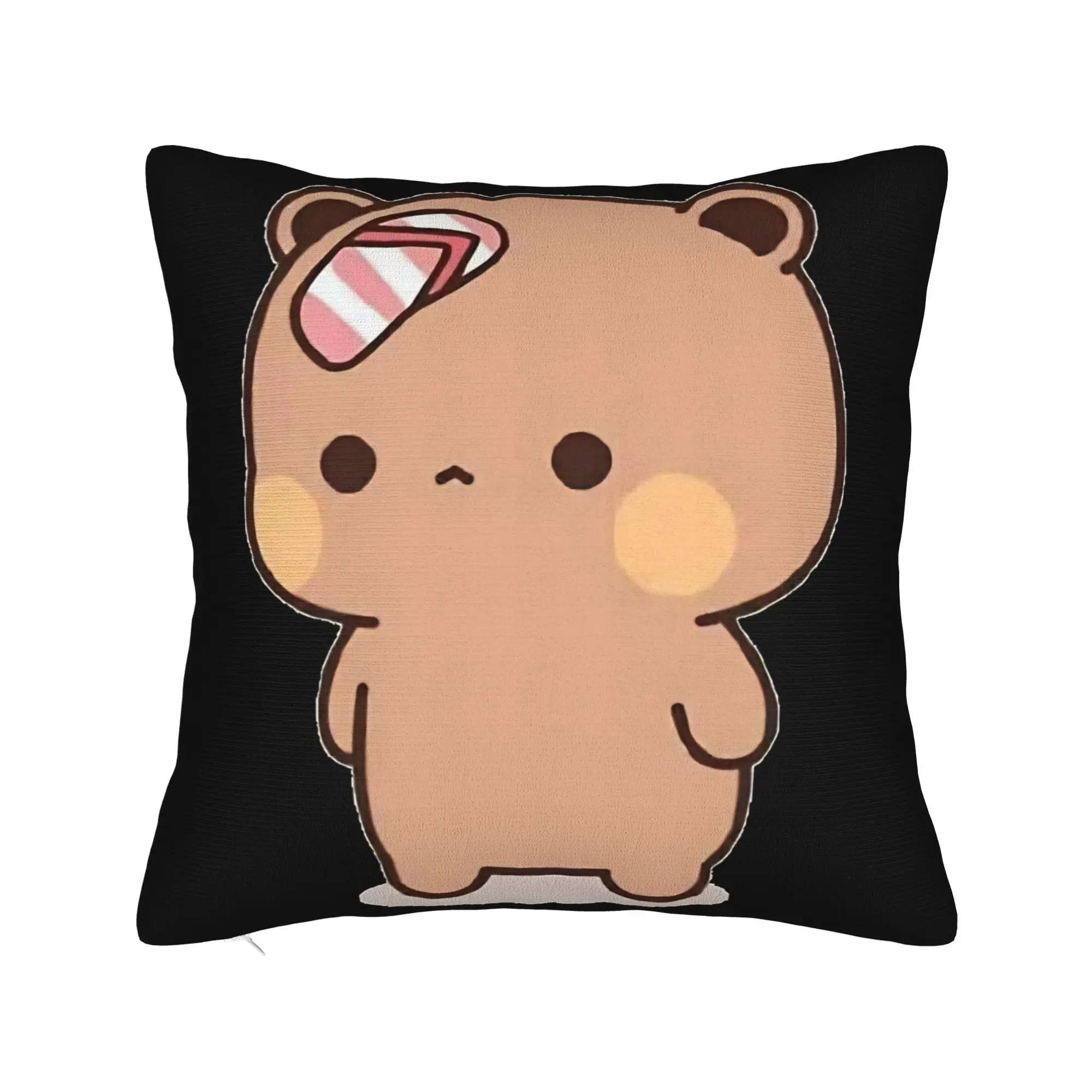 Cute Dudu Was Threw Flip-Flops By Bubu Since He Teases Bubu Pillow Case Pillow Cover Print Pillowcases For Sofa Home Decoration