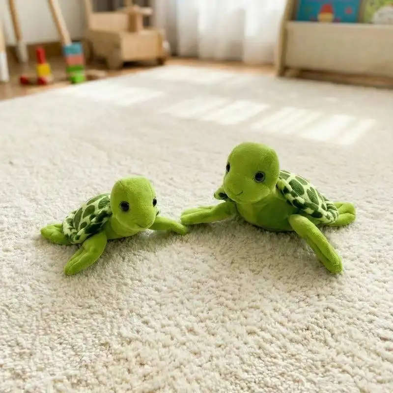 Neueste Eltern-Kind-Schildkröten-Puppe Kawaii Plüschtier Figur Cartoon Anime Niedliches Kinder-Geburtstags- und Feiertagsgeschenk – Detail 19