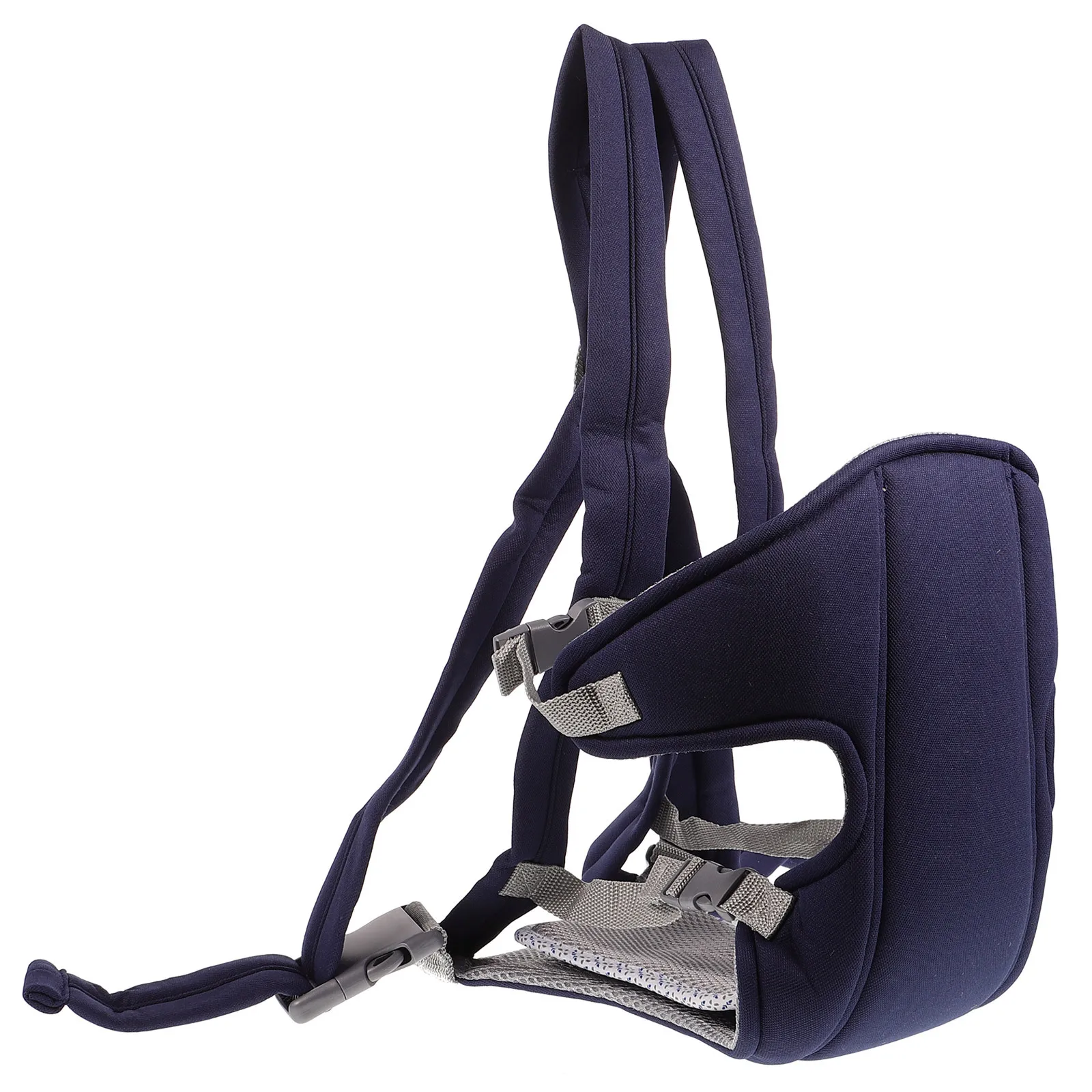 حقيبة ظهر لحمل الأطفال حديثي الولادة باللون الأزرق قابلة للتنفس وقابلة للتعديل للرضع متعددة الوظائف ومريحة لحمل الأطفال الكنغر