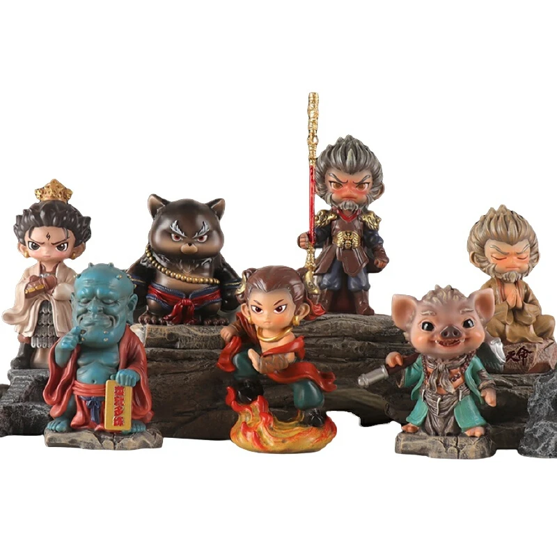 2024 Network Red Black Myth Wukong Blind Box Game Peripheral Hand Do Game Characters Hand Do Boys Will Collect Birthday Gifts