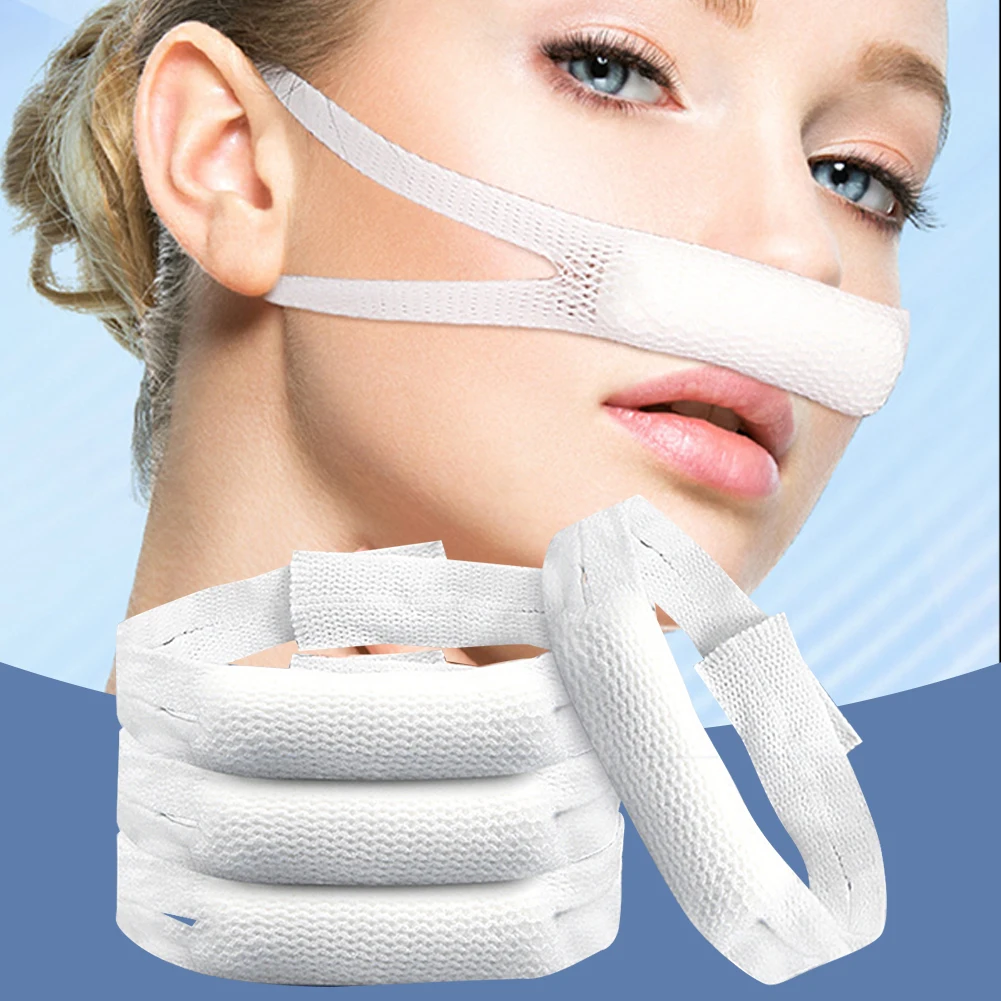 10-30pcs White Elastic Nose Bandage External Nasal Bandage Dressing Holder With High Absorption Capacity Stretchable For Nose