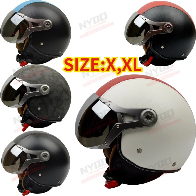 

3C Certified Electric Motorcycle Helmet Retro Semi-Covered Half Helmet All Season Adult Commuter Hat for Men Women Gray Style