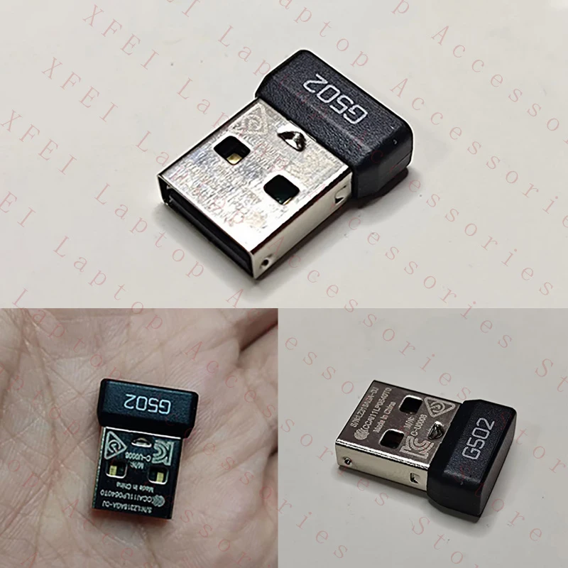 D  For Logitech G502 Wireless Mouse Replacement USB Mouse Receiver Adapter Parts