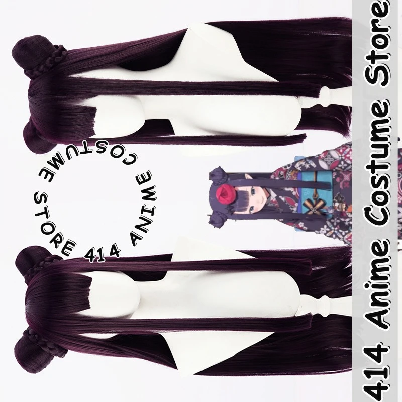

Game & Anime Ninomae Ina'nis Cosplay Wig Hololive EN New Year Heat-Resistant Fiber Synthetic Hair