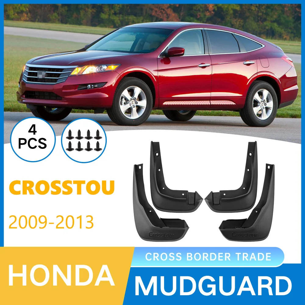 

For HONDA Crosstou 2009-2013 Mudflaps Front Rear Flares Splash Guards Cover Car Accessorie