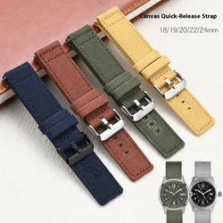 Nylon Strap for Seiko Citizen Seagull Universal Military Canvas Sport Quick Release Watch Bracelet Band 18mm 19mm 20mm 22mm 24mm