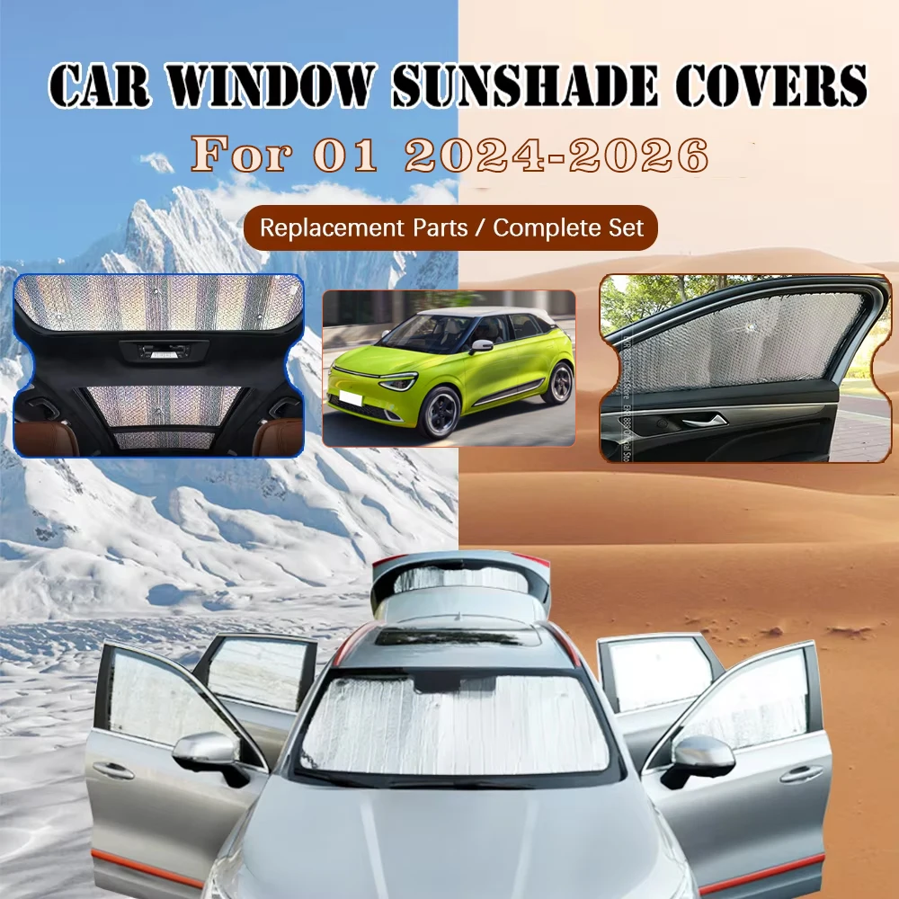 

Car Sunshades For Dongfeng Nammi 01 Box 2024 2025 2026 Sun Coverage Pad Sunscreen Window Sunshades Cover Protection Accessories