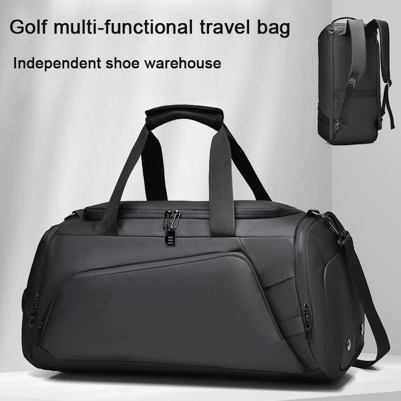 Golf Boston Bag Golf Clothing Travel Bag Large Capacity Business Backpack Multi-Function Sports Fitness Dry And Wet Separation