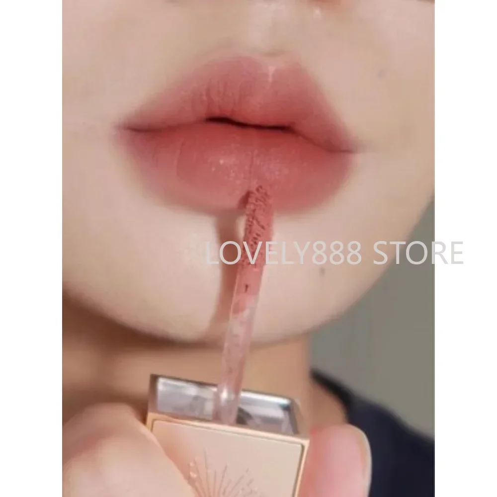 Korean Girlcult Love Story Lipstick Shimmer Rose Beige Lip Cream Long-lasting Nude Lip Glaze Matte Aromatic Makeup Cosmetics