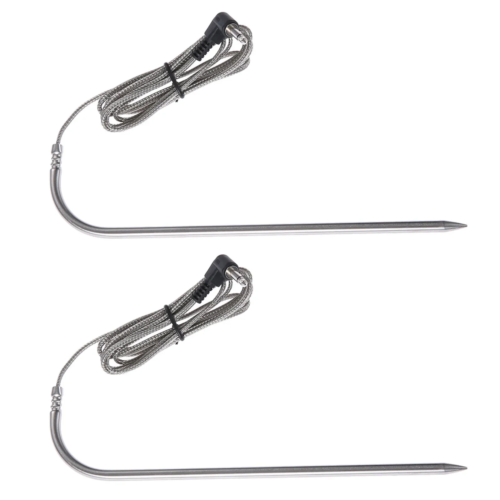 2 Pcs Or 1pc Upgraded Replacement BBQ Meat Temperature Probe Sensor Fits For Pit Boss Wood Pellet Grill 3.5mm Universal Adapter