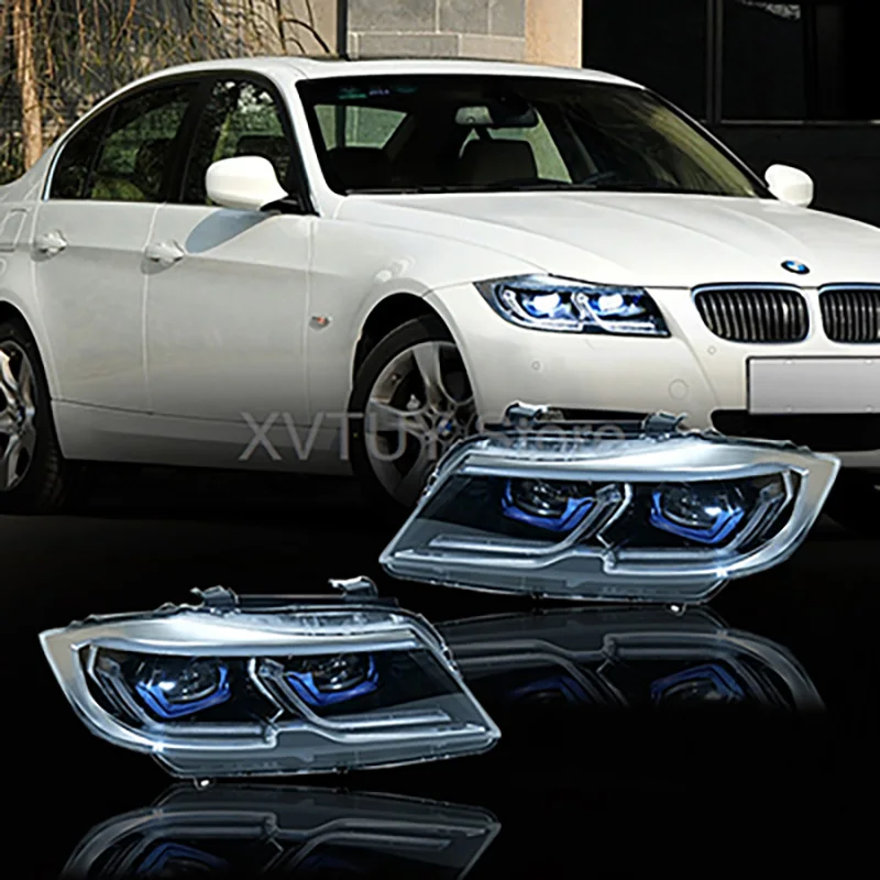 

Refit Styling Daytime Running Head Light Dynamic Turn Signal Light Assembly Car Rear LED Headlamp for BMW 3 Series E90 2005-2012