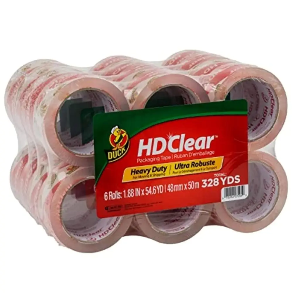 

24 Rolls Heavy Duty Clear Packing Tape - 1.88 x 54.6 Yards for Shipping and Moving Supplies