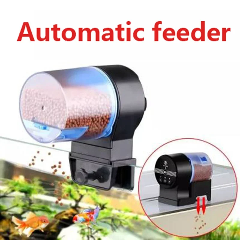 Automatic Feeder Aquarium Goldfish Smart Timing Auto Fish Feeder Timer Food Feeding 8/12/24 hours Timer Feeding