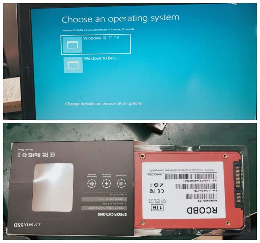 

Диагностическое программное обеспечение 2в1 для BMW Icom NEXT Mb Star c5 C4 1 ТБ жесткого диска/твердотельного диска