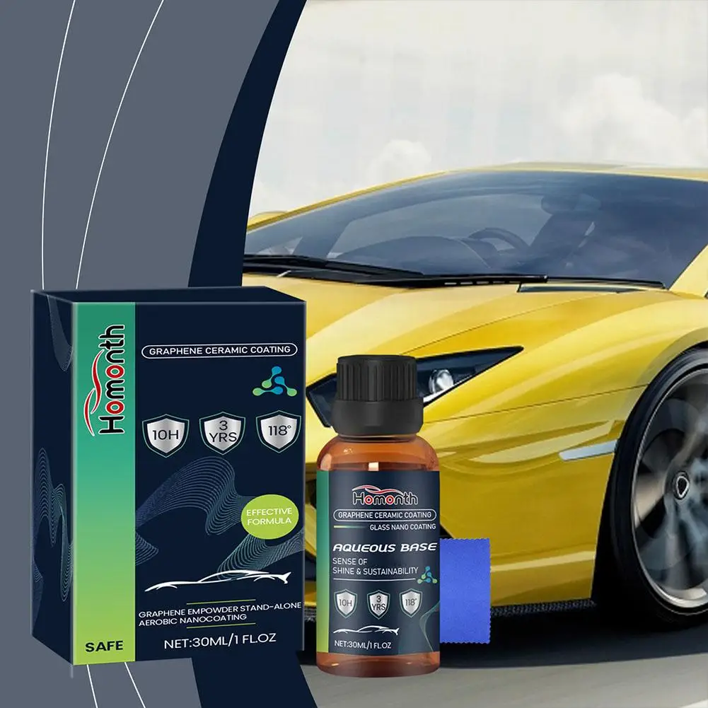 Nuovo strato di lucidatura Coatin liquido di rivestimento Nano ceramico per auto di alta qualità rivestimento agente di rimozione del cristallo antimacchia Nano idrofobo Q4I7