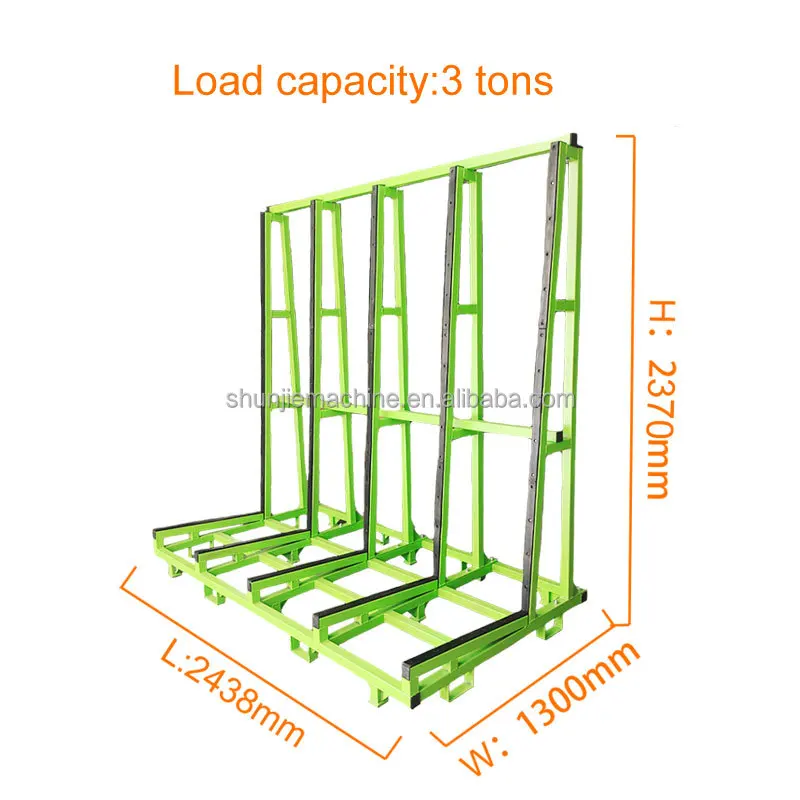 Solid Material, Solid Structure, A-frame Structure, Storage Rack With Forklift Holes, For Large Glass, Granite, Marble Slabs