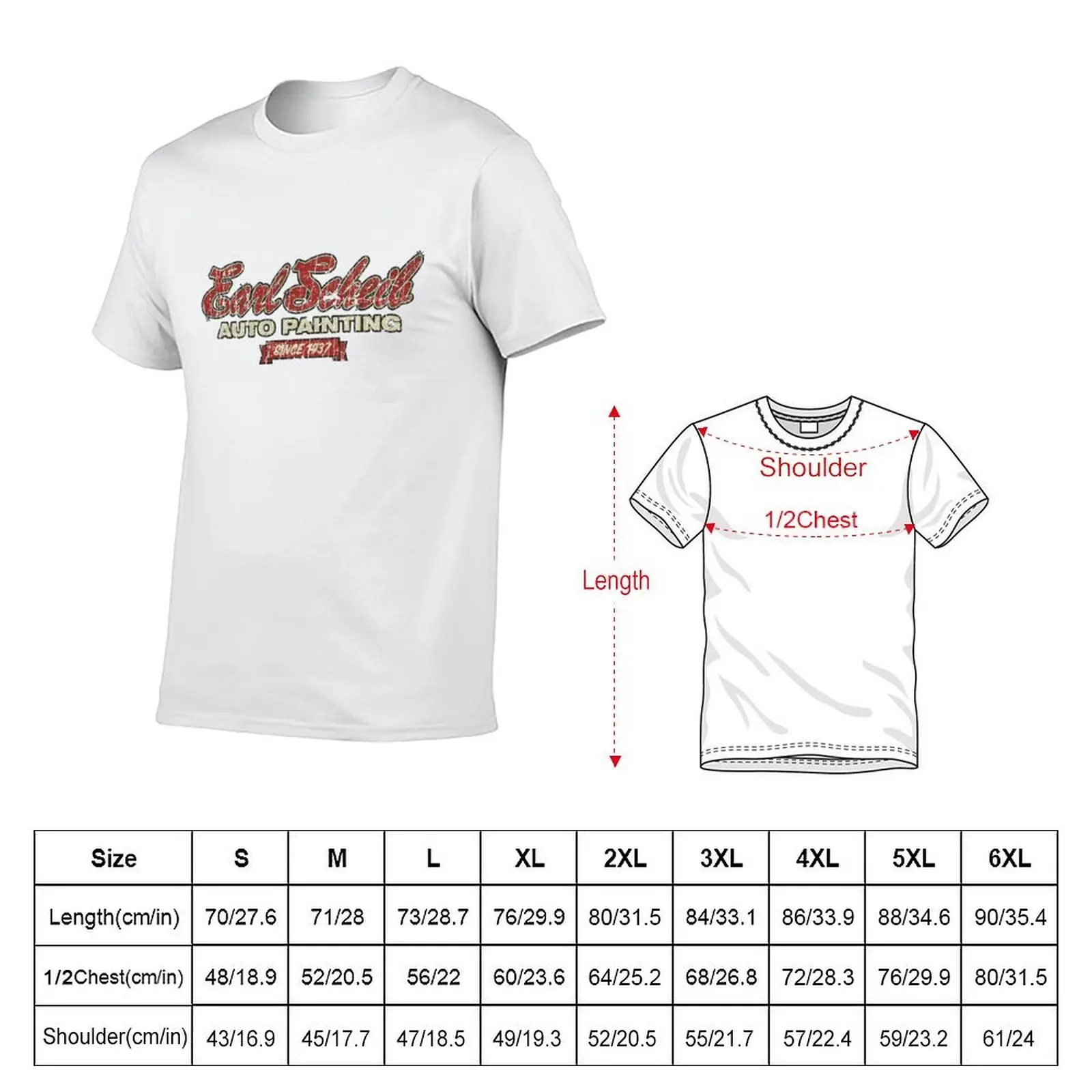 Earl Scheib T-Shirt sports fans topping mens graphic t-shirts anime