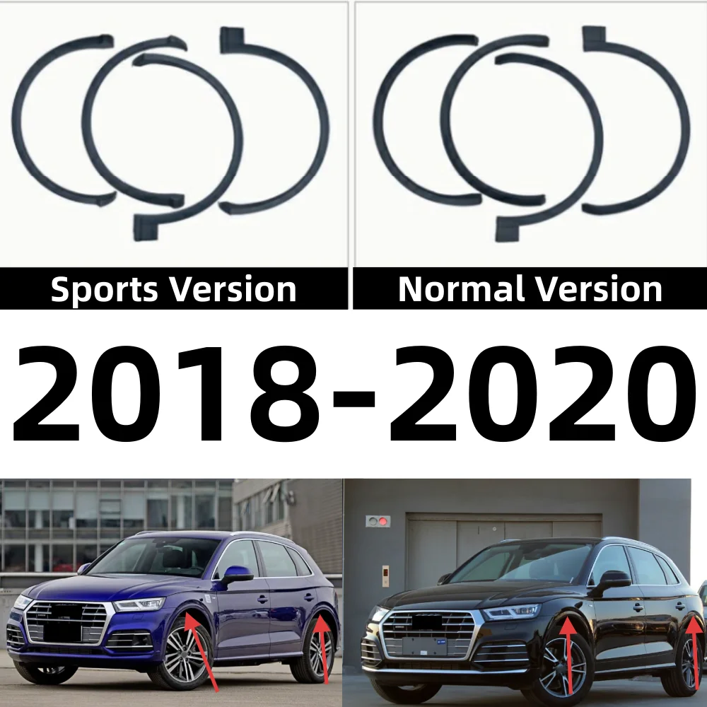 

For Audi Q5 2018-2020 body wheel arch unpainted fender oe:80d853717a/80d853718a