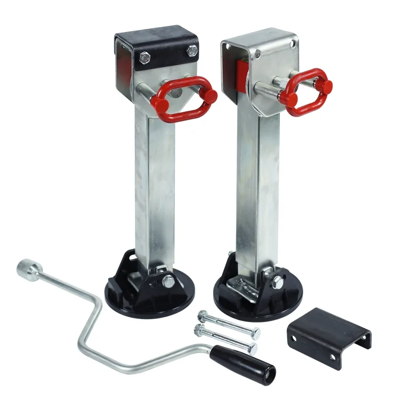 90-Degree Foldable Heavy-Duty RV Support Leg Handle Trailer 0kg Top Hand-Cranked Balance Support  Frame Modification Accessories
