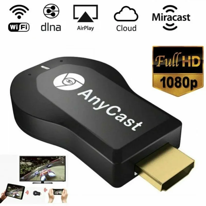 M2 Plus Bezprzewodowy wyświetlacz WiFi 4K 1080P Odbiornik telewizyjny zgodny z HDMI dla DLNA Airplay Miracast dla AnyCast dla IOS