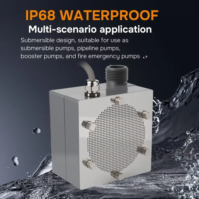Portable Axial Flux Motor Pump Compact 2.7KG High Flow 80L/h 60M Head MultiScene Use Submersible Water Pump