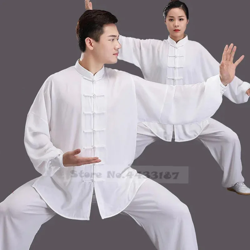 Roupas soltas tradicionais chinesas tang terno kung fu roupas retrô oriental unissex tai chi cintura elástica viscose loungewear 3xl