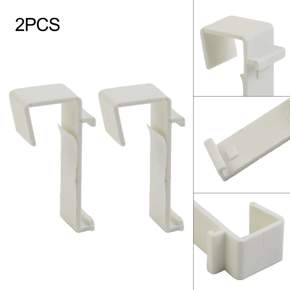 

2/10/20pcs Curtain Hook Accessories Double Roller Blind Clamp Carrier Without Drilling Sash Door Holder Rolling Curtain Bracket