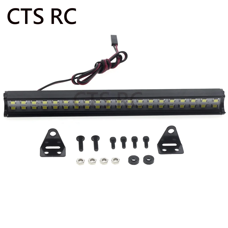 RC Mobil Universal 54Mm 12LED Lampu Depan Bumper Lampu Atap untuk 1/10 RC Crawler Axial Capra SCX10 II 90046 RGT EX86100 TRX6 TR