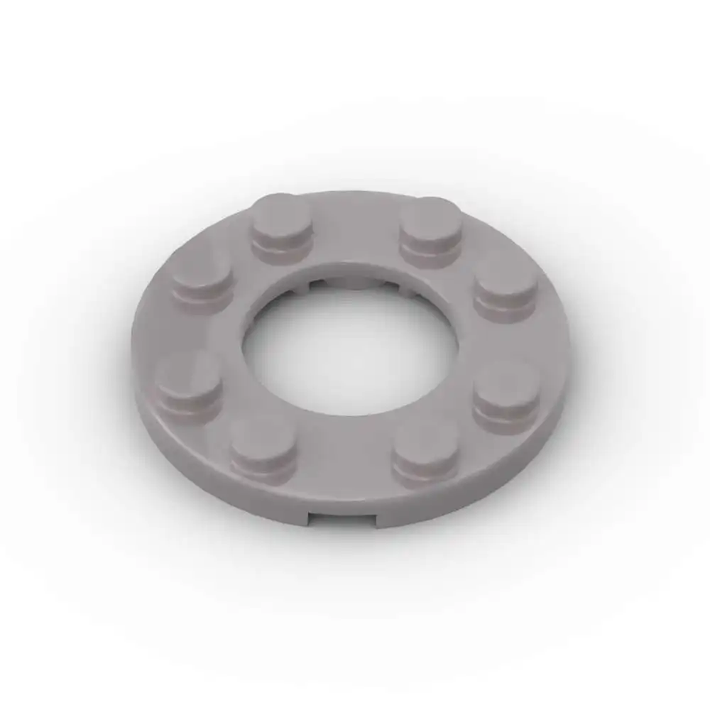 MOC 10 قطعة الطوب 11833 لوحة مستديرة 4x4 مع 2x2 اللبنات مجموعة مع الجسيمات مركز مفتوح لتقوم بها بنفسك لعبة الأطفال هدية عيد ميلاد #1