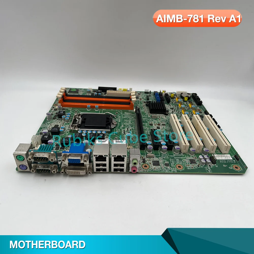 

For Advantech Industrial Dual Network Motherboard AIMB-781QG2 AIMB-781 Rev A1
