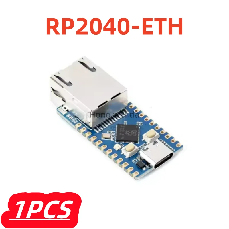 1Pcs/lot 100% New RP2040-ETH Mini Development Board RP2040 Ethernet Port Module Based on Official RP2040 Dual Core Processor