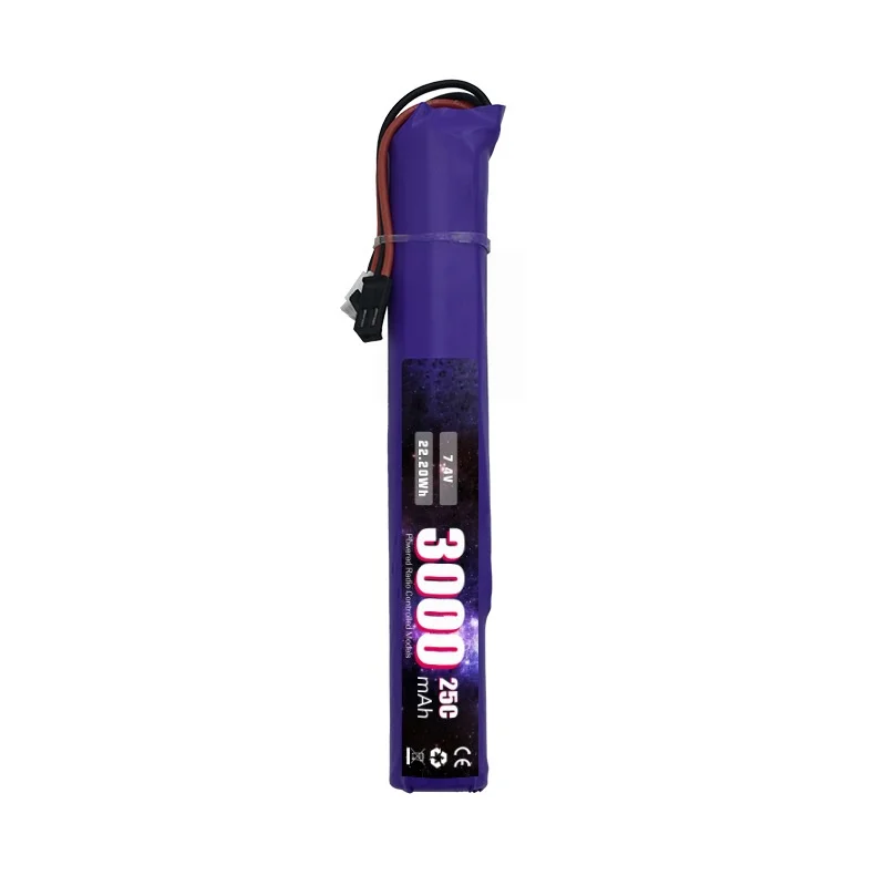 3S 7.4V 3000mAh Toy Battery for Remote Control Battery 25C Power Type Environmental Friendly Polymer Lithium Battery