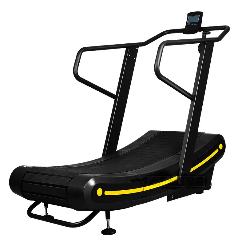 Wholesale Custom Logo Unpowered Running Treadmill Machine Curved Manual Treadmill Non Motorized Gym Treadmill