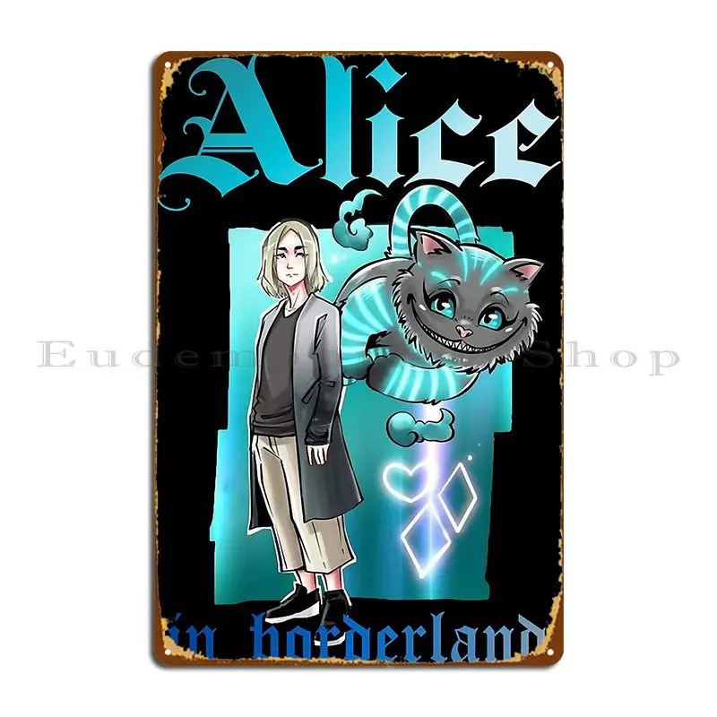 Chishiya Alice In Borderland Metal Plaque Customize Club Custom Funny Sign Tin Sign Poster