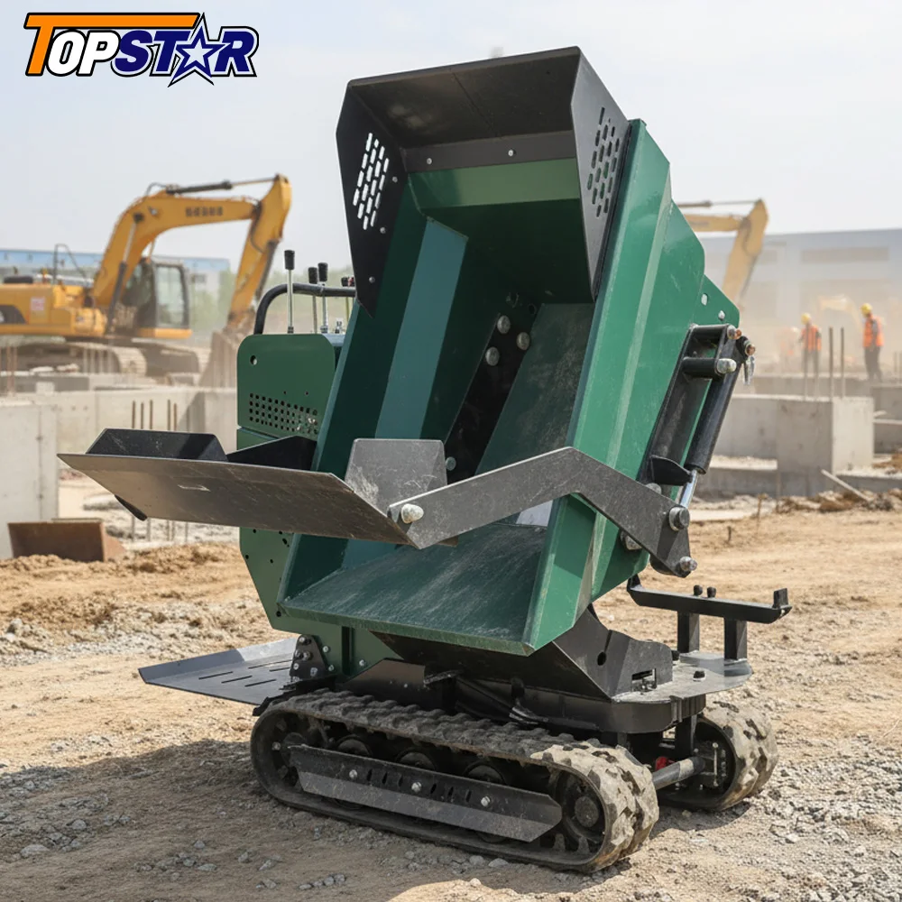 Customized High Quality Crawler Mini Dumper 1000kg EURO 5 EPA Fast Delivery Mini Dumper for Construction