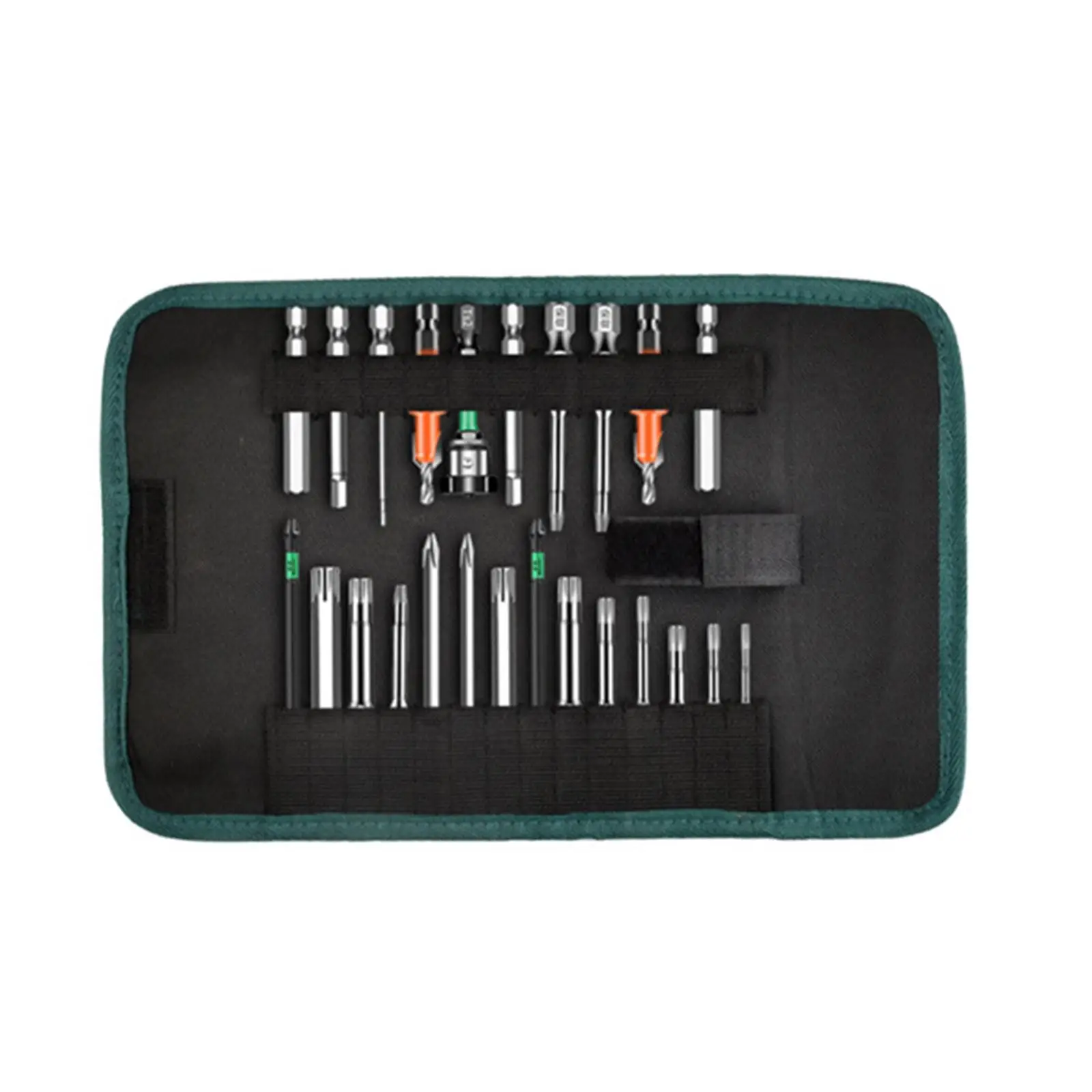 Drill Bit Organizer Bag Roll up Pouch Socket Bag for Electrician Plumber