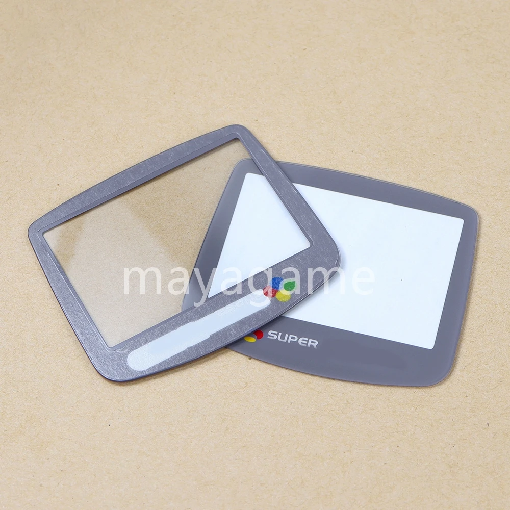 1ชิ้นสำหรับ gameboy กระจกล่วงหน้าเลนส์กระจกหน้าจอ LCD IPS สำหรับเกม GBA ที่ครอบป้องกันเลนส์หน้าจอ