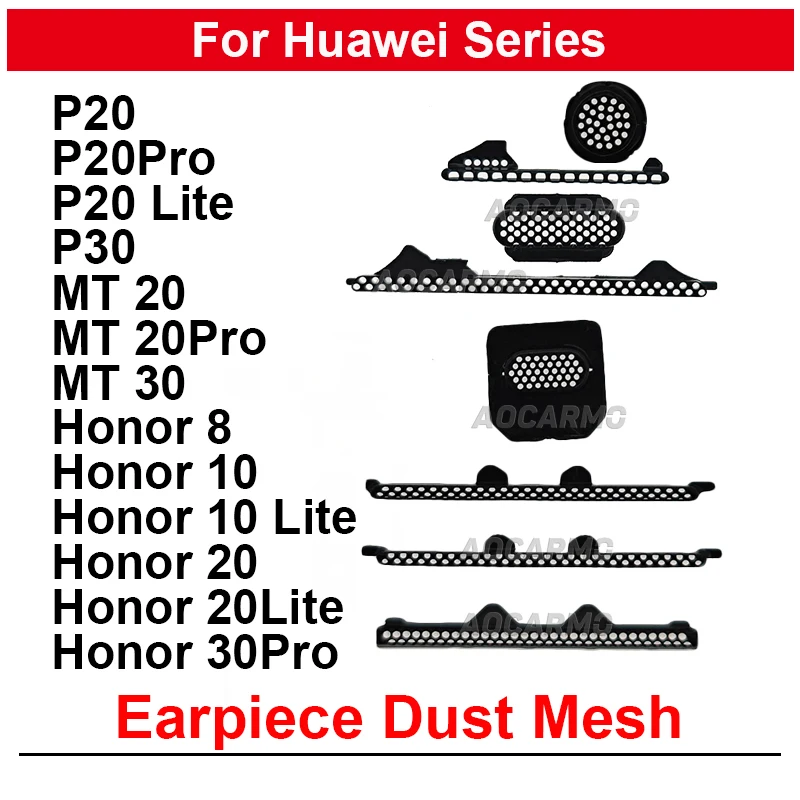 2Pcs/Lot Earpiece Speaker Earphone Net Dust Mesh Replacement For Huawei Honor 10 20 Lite 8 30 Mate 20 30 Pro P20 Pro P30 Lite